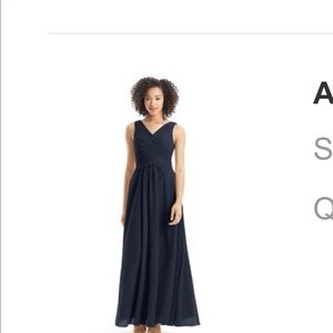 Azazie Amelia Dark Navy Bridesmaid Dress